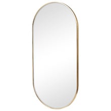 120cm Nova Oval Aluminium Wall Mirror